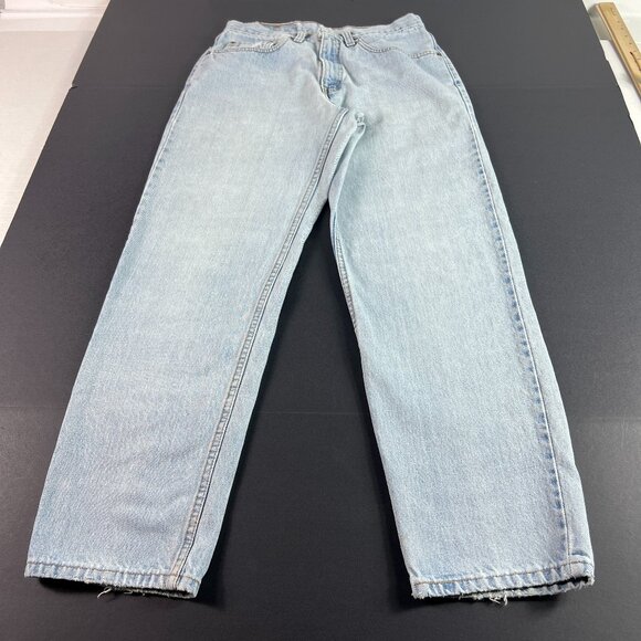 VTG Levi's Jean Men 29x29* 550 Relaxed Straight Light Blue Faded Denim Tag 31x30 - Picture 1 of 16